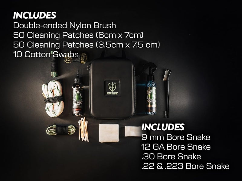 Riptide Armory Advanced Gun Cleaner & CLP+ Graphene 2 Step Kit - Clean, Lube, Protect Long-Lasting Formula - Nano Coat Technology - Veteran Founded & Formulated by Former US Navy Seal - Image 4